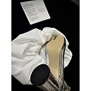 Maison Margiela Tabi Ankle Boot Cracked Metallic Silver - 4