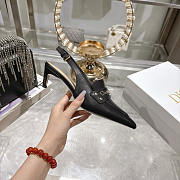 Dior J'Adior Slingback Pump Heel In Black 5cm - 4