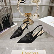 Dior J'Adior Slingback Pump Heel In Black 5cm - 1
