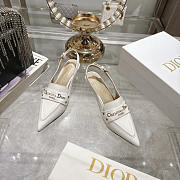 Dior J'Adior Slingback Pump Heel In White 5cm - 2