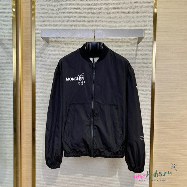 Moncler x FRGMT Ostria Bomber Jacket In Black - 1