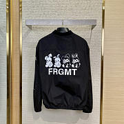 Moncler x FRGMT Ostria Bomber Jacket In Black - 2