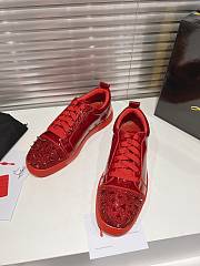 Christian Louboutin Supertracks Pik Jr Red Sneakers  - 3