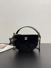 Chanel Clutch With Chain Velvet-Effect Nylon 22x15x6cm - 1