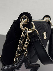 Chanel Clutch With Chain Velvet-Effect Nylon 22x15x6cm - 4