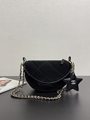 Chanel Clutch With Chain Velvet-Effect Nylon 22x15x6cm - 3