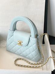 Chanel Kelly Bag in blue - 19X13X7cm - 4