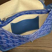 Goyard Blue Plumet Pocket Wallet Bag 20x14cm - 4