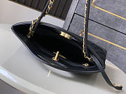 Chanel 25P 31 Bag Black Suede 22x23x5.5cm - 5