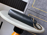 Chanel 25P 31 Bag Black Suede 22x23x5.5cm - 4