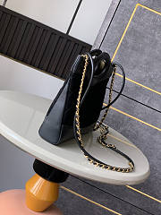 Chanel 25P 31 Bag Black Suede 22x23x5.5cm - 3