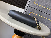 Chanel 25P 31 Bag Black Suede 21x17x3.5cm - 4