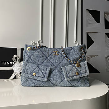 Chanel 25K Denim Handbags - 25.5×38×10.5cm
