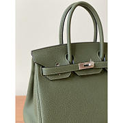 Hermes Birkin 30 Togo Leather Silver Hardware In Olive Green 30cm - 2