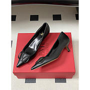 Valentino Garavani VLogo Pointed-Toe Pumps In Black 6cm - 2