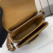 Gucci Horsebit 1955 Aura small shoulder bag suede 19.5x15x9cm - 5