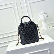 Chanel Clutch with strap Black Suede 18x17x6cm - 3