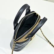 Chanel Clutch with strap Black Suede 18x17x6cm - 2