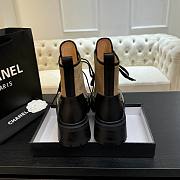 Chanel Suede Brown Black Boot - 3