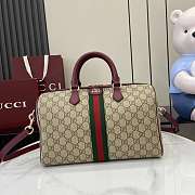 Gucci Ophidia large boston bag Red 31x20x16.5cm - 1