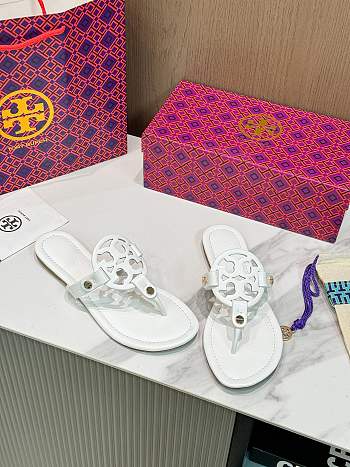 Tory Burch Miller sandalias - White Sandals & Flip Flops