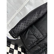 Louis Vuitton Monogram Quilted Down Hooded Jacket In Black - 2