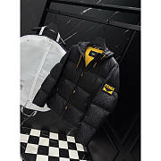 Fendi Quilted Down Hooded Jacket In Black - 4