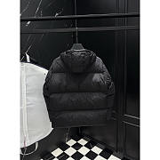 Fendi Quilted Down Hooded Jacket In Black - 3