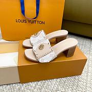 Louis Vuitton LV Frame Mule Dune Beige 4.5cm - 4