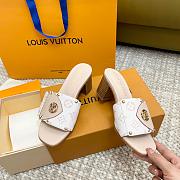 Louis Vuitton LV Frame Mule Dune Beige 4.5cm - 2