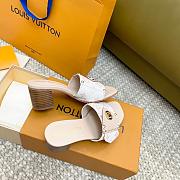 Louis Vuitton LV Frame Mule Dune Beige 4.5cm - 3