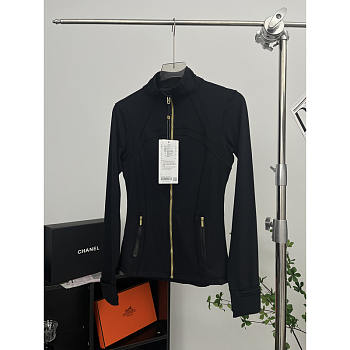 Lululemon Define Jacket Luon In Black With Gold Hardware