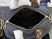 Louis Vuitton Speedy Bandouliere 25 Black Jean 25x19x15cm - 2