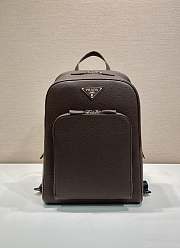 Prada Saffiano backpack Chocolate 40.5x28x12cm - 1