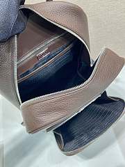 Prada Saffiano backpack Chocolate 40.5x28x12cm - 5