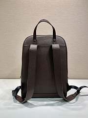 Prada Saffiano backpack Chocolate 40.5x28x12cm - 4