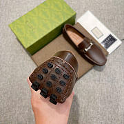 Gucci Driver with Horsebit Brown Loafer  - 3