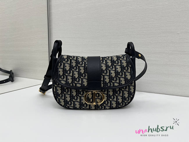 Dior Medium 30 Montaigne Satchel Bag Blue 25cm - 1