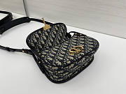 Dior Medium 30 Montaigne Satchel Bag Blue 25cm - 5