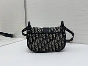 Dior Medium 30 Montaigne Satchel Bag Blue 25cm - 3