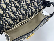 Dior Medium 30 Montaigne Satchel Bag Blue 25cm - 2