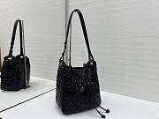Dior Medium D-Motion Bag Black 23x24x13cm - 1