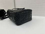 Dior Medium D-Motion Bag Black 23x24x13cm - 5