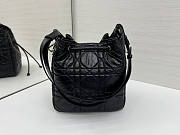 Dior Medium D-Motion Bag Black 23x24x13cm - 3