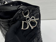 Dior Medium D-Motion Bag Black 23x24x13cm - 2