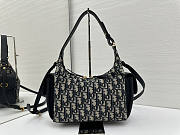 Dior D-dream Blue Oblique Bag 24x14x9cm - 1