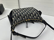 Dior D-dream Blue Oblique Bag 24x14x9cm - 5