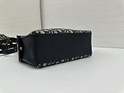 Dior D-dream Blue Oblique Bag 24x14x9cm - 4