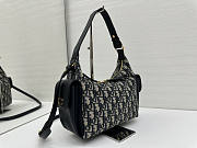 Dior D-dream Blue Oblique Bag 24x14x9cm - 3