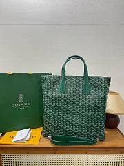 Goyard Voltaire Bag Green 38x13x7.5cm - 1